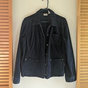 Corduroy shirt jacket